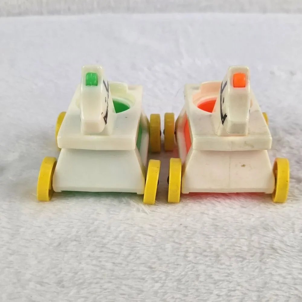 Vintage Fisher Price Little People Little Riders‎ Rocking Horses Lot Of 2